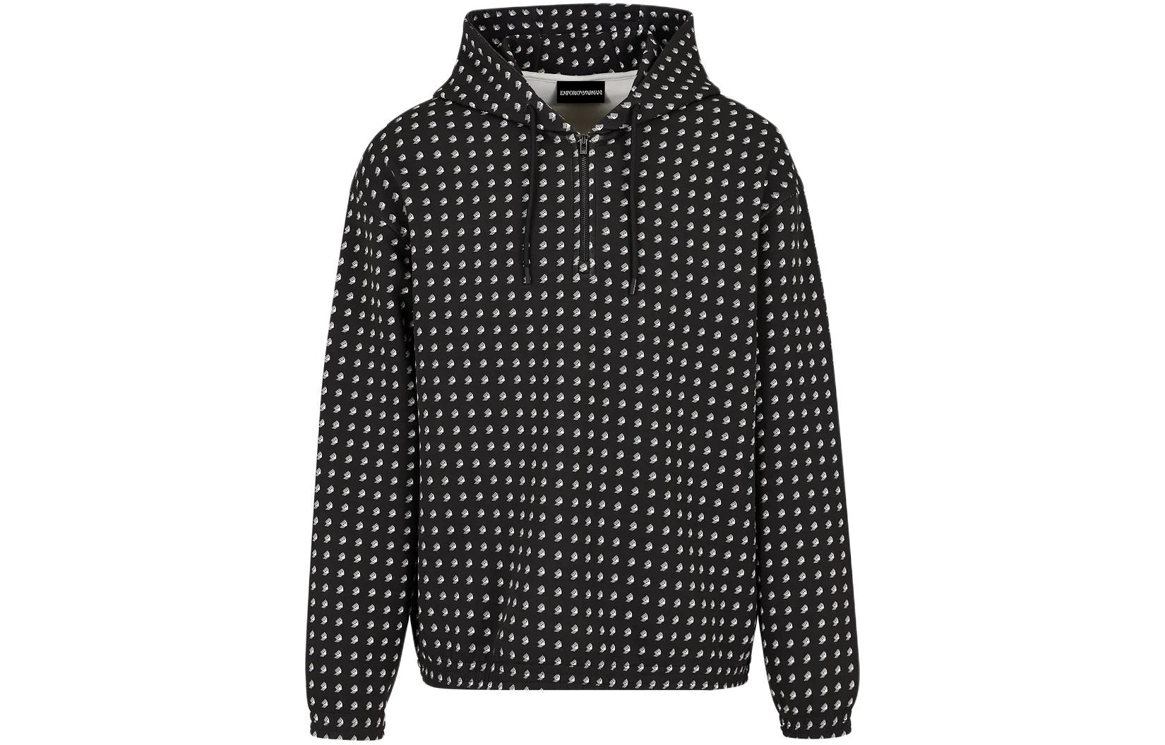 EMPORIO ARMANI/阿玛尼 Emporio Armani Hoodie Black