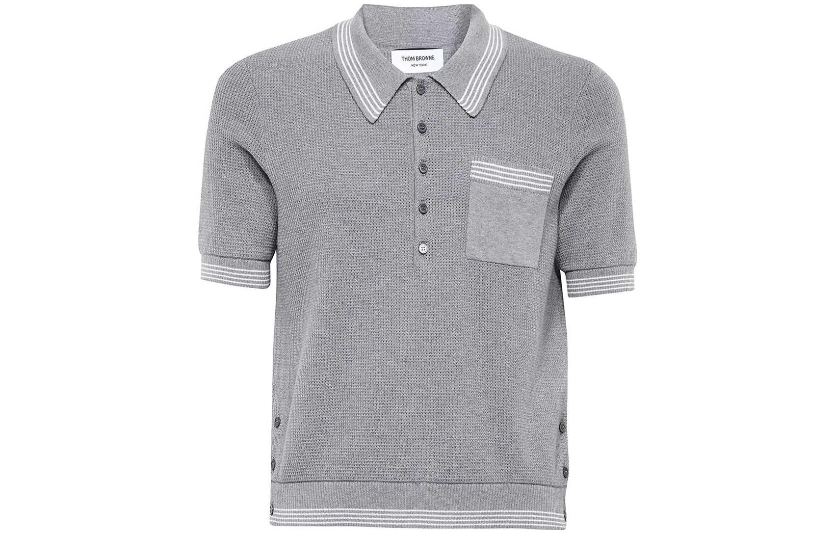 Thom Browne Polo Grey