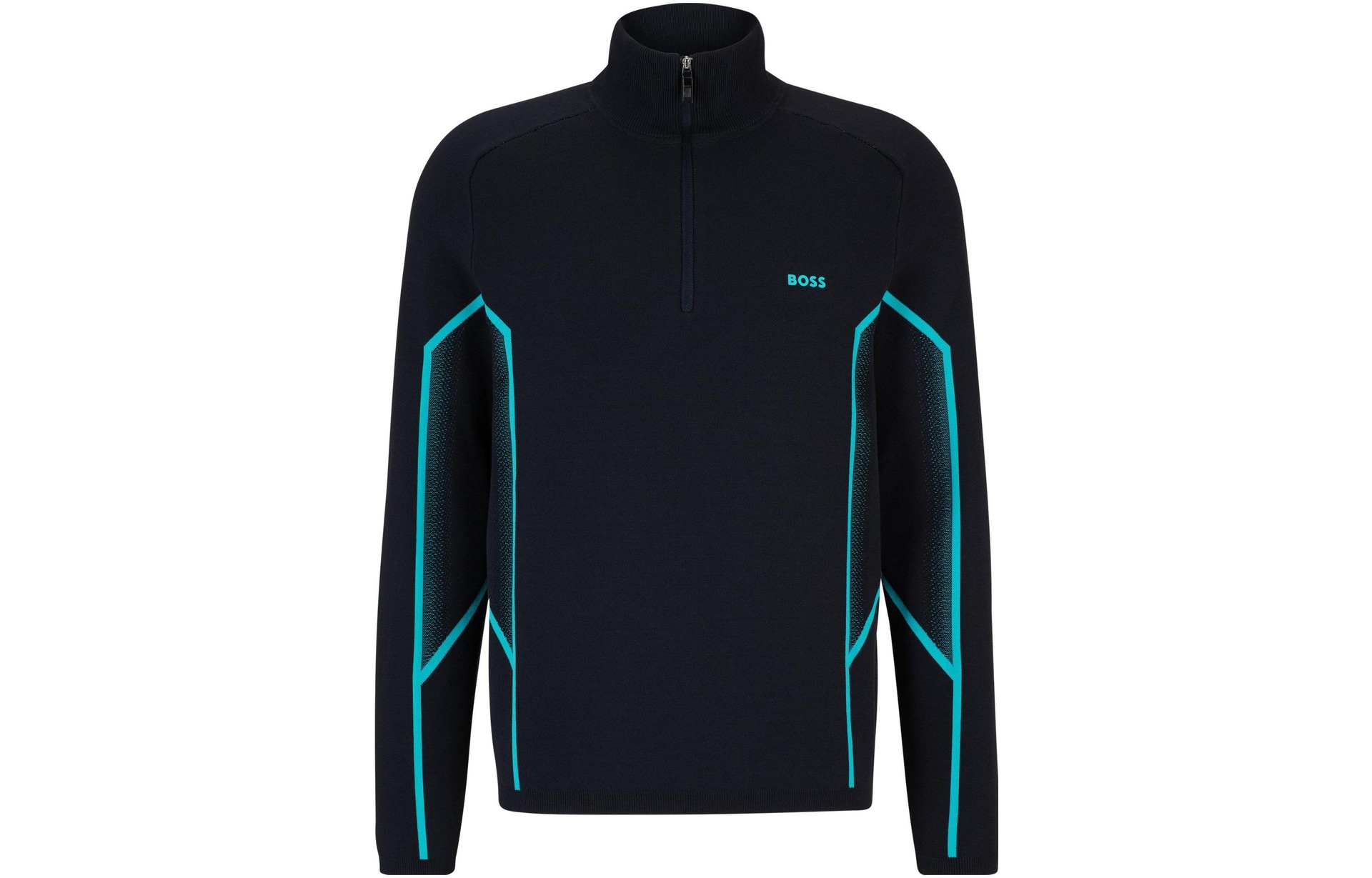 HUGO BOSS Zip-Neck Sweater