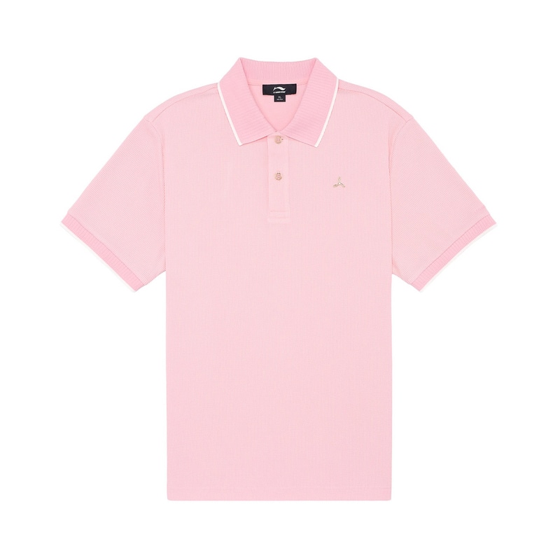 LI-NING 1990 Classic Polo Pink