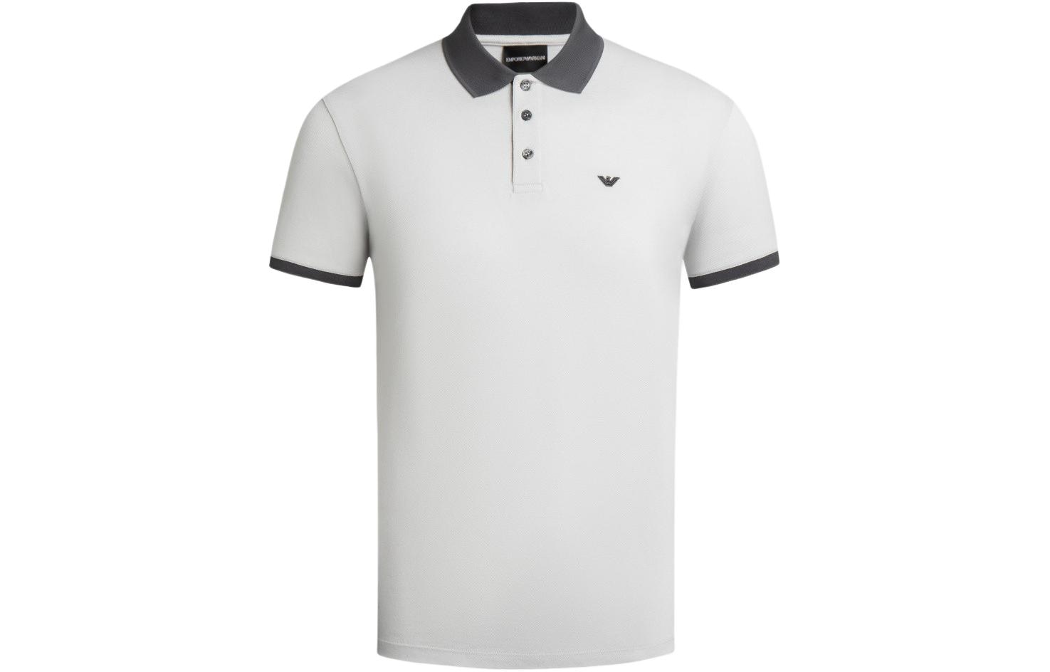 EMPORIO ARMANI/阿玛尼 Emporio Armani SS24 Polo Grey