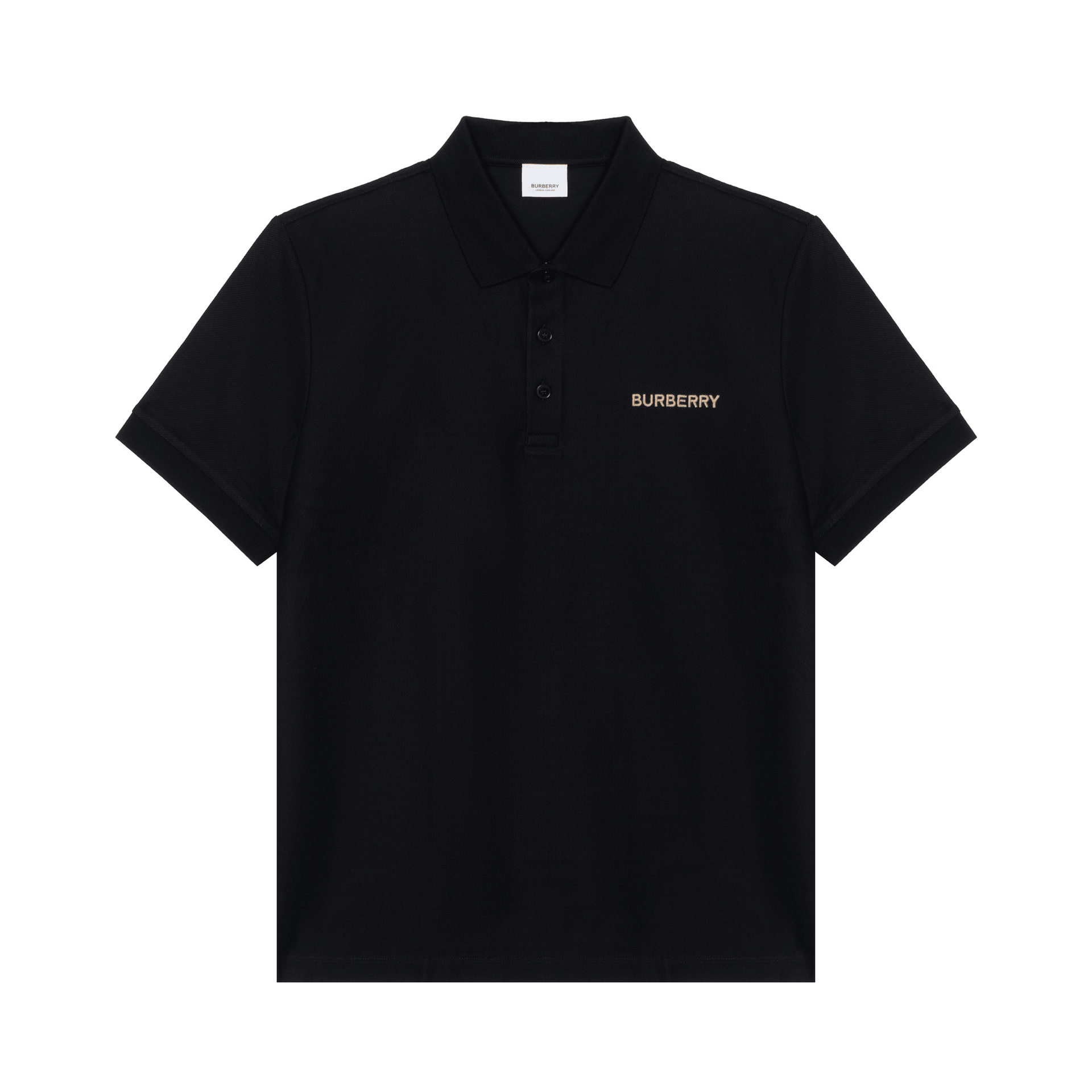 Burberry SS24 Logo Polo Black