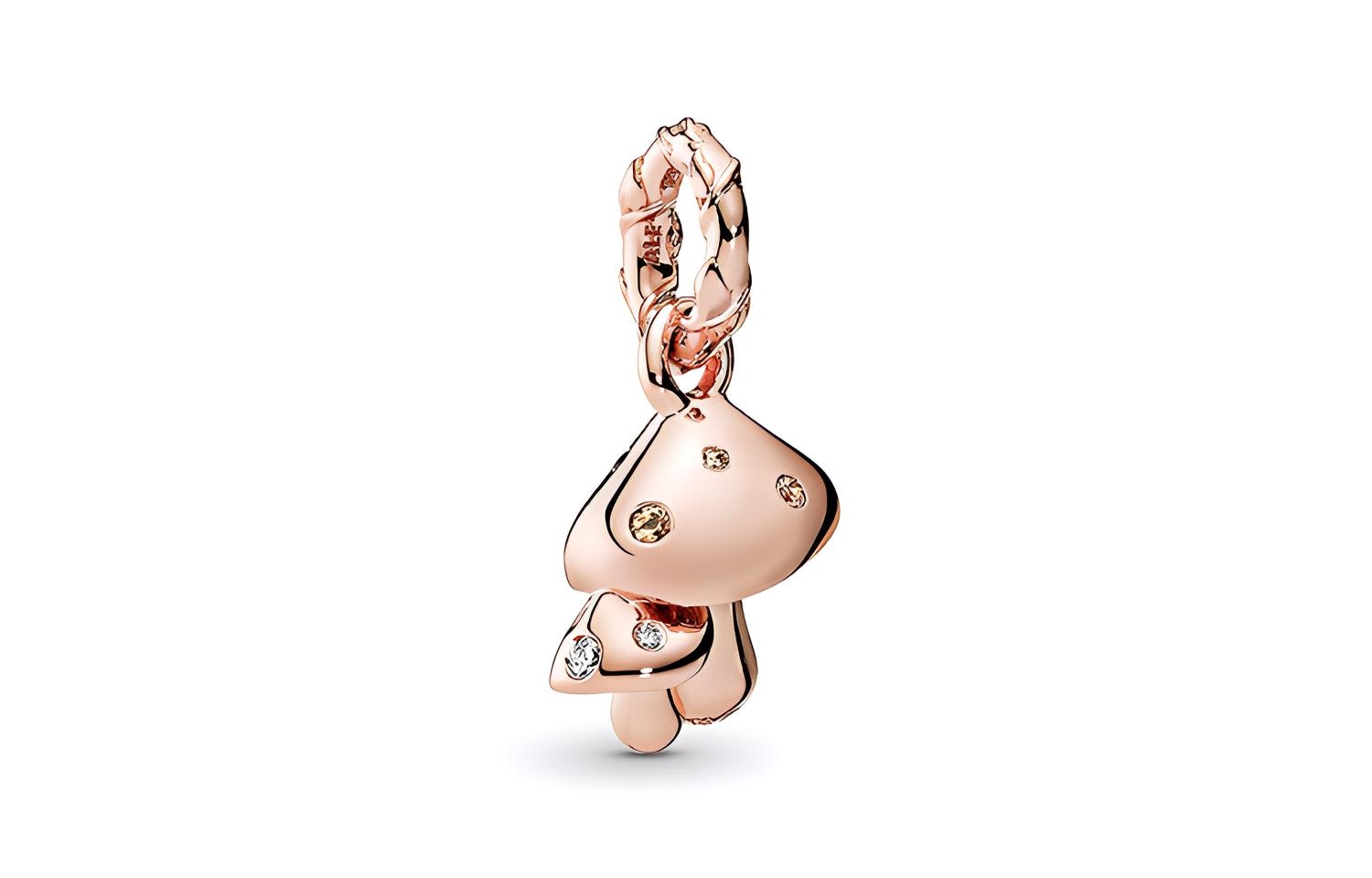 Pandora/潘多拉 Pandora Rose Shiny Mushroom Charm