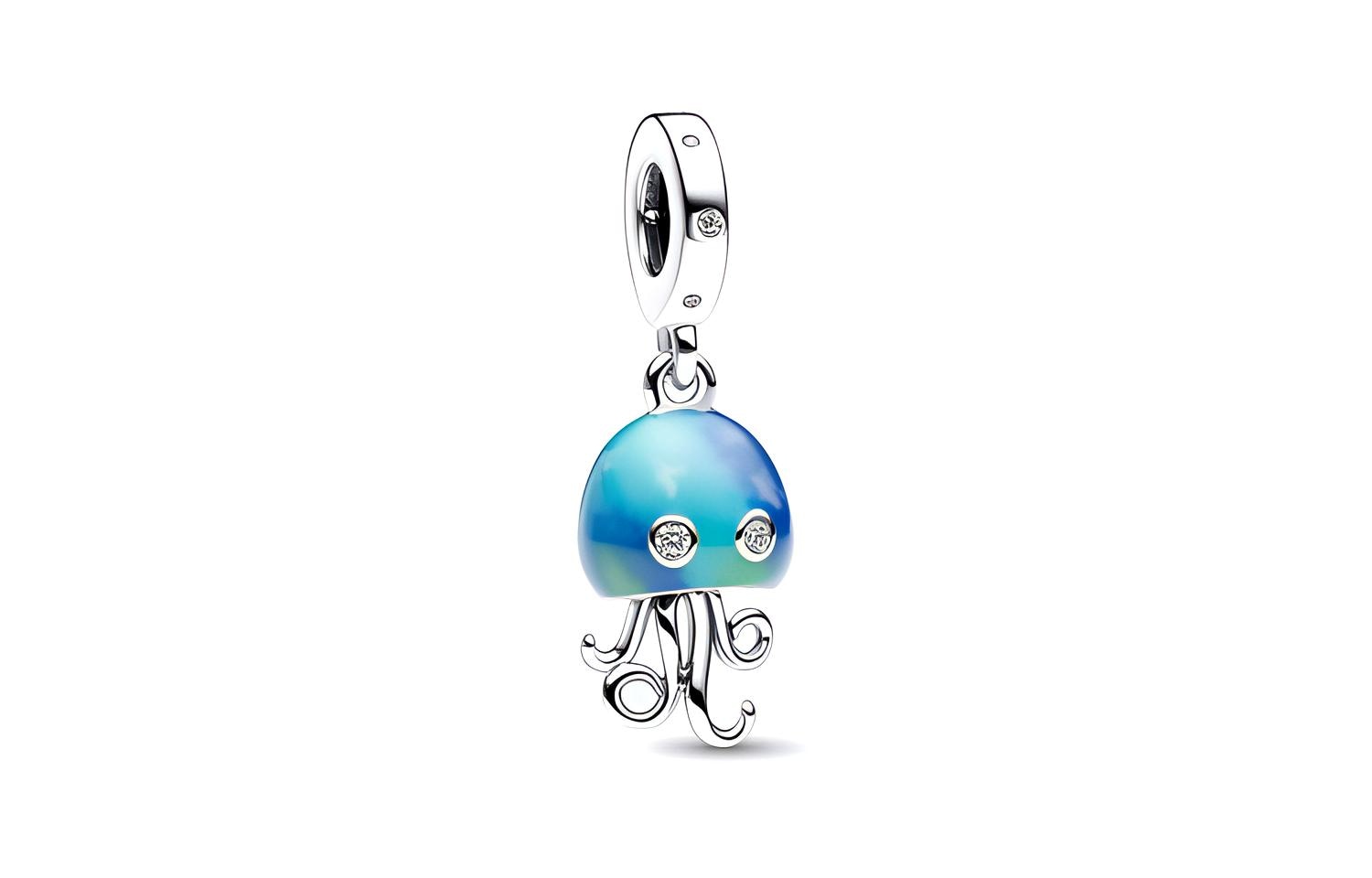 Pandora/潘多拉 Pandora Jellyfish Pendant Blue