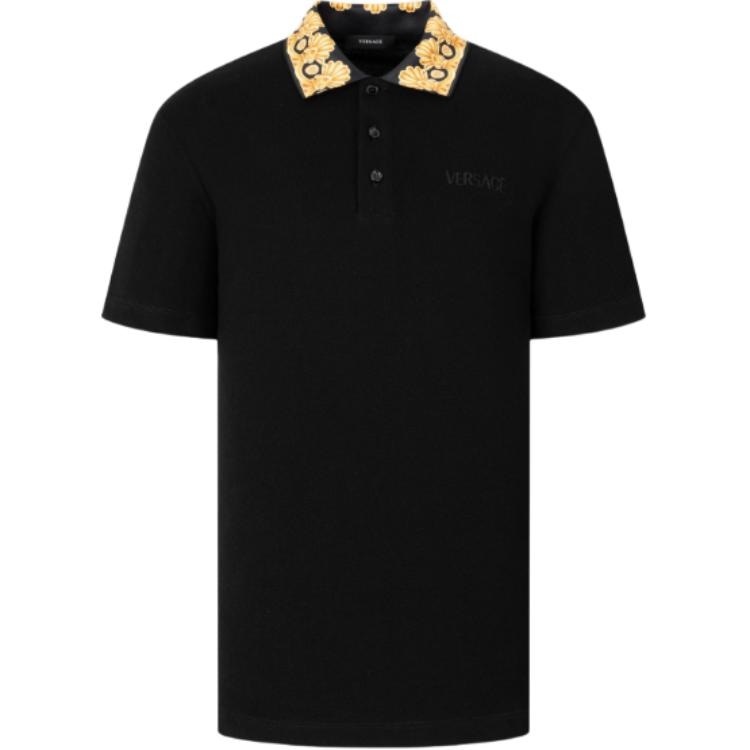 VERSACE/范思哲 Versace Logo Polo Black