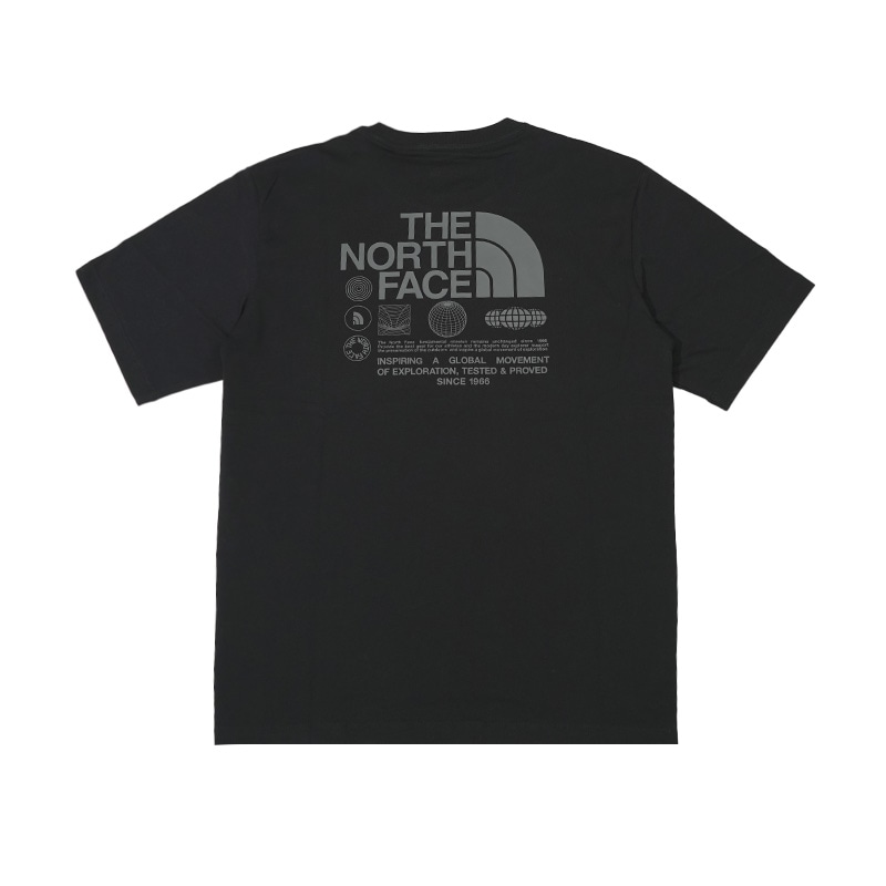 北面/THE NORTH FACE The North Face Logo Print T-Shirt Black