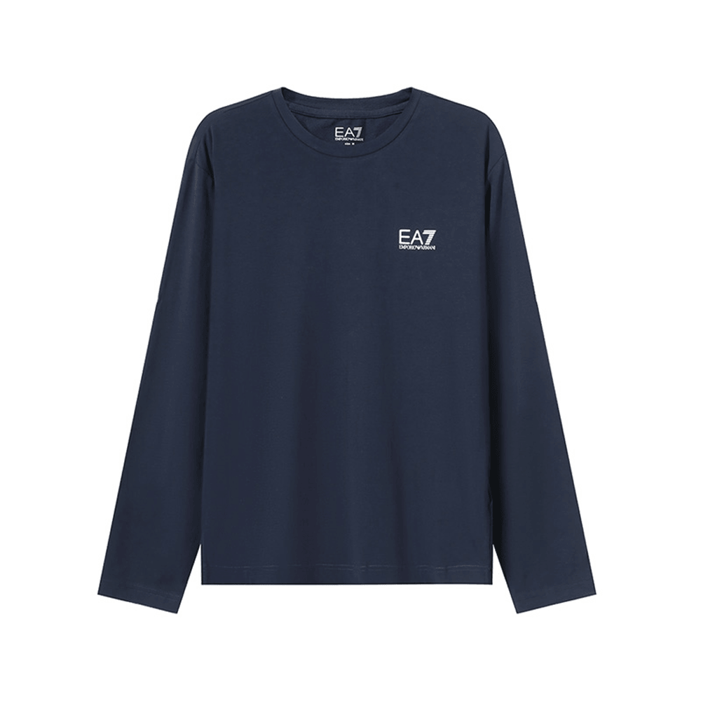 EMPORIO ARMANI/阿玛尼 Emporio Armani Crewneck Sweatshirt Blue