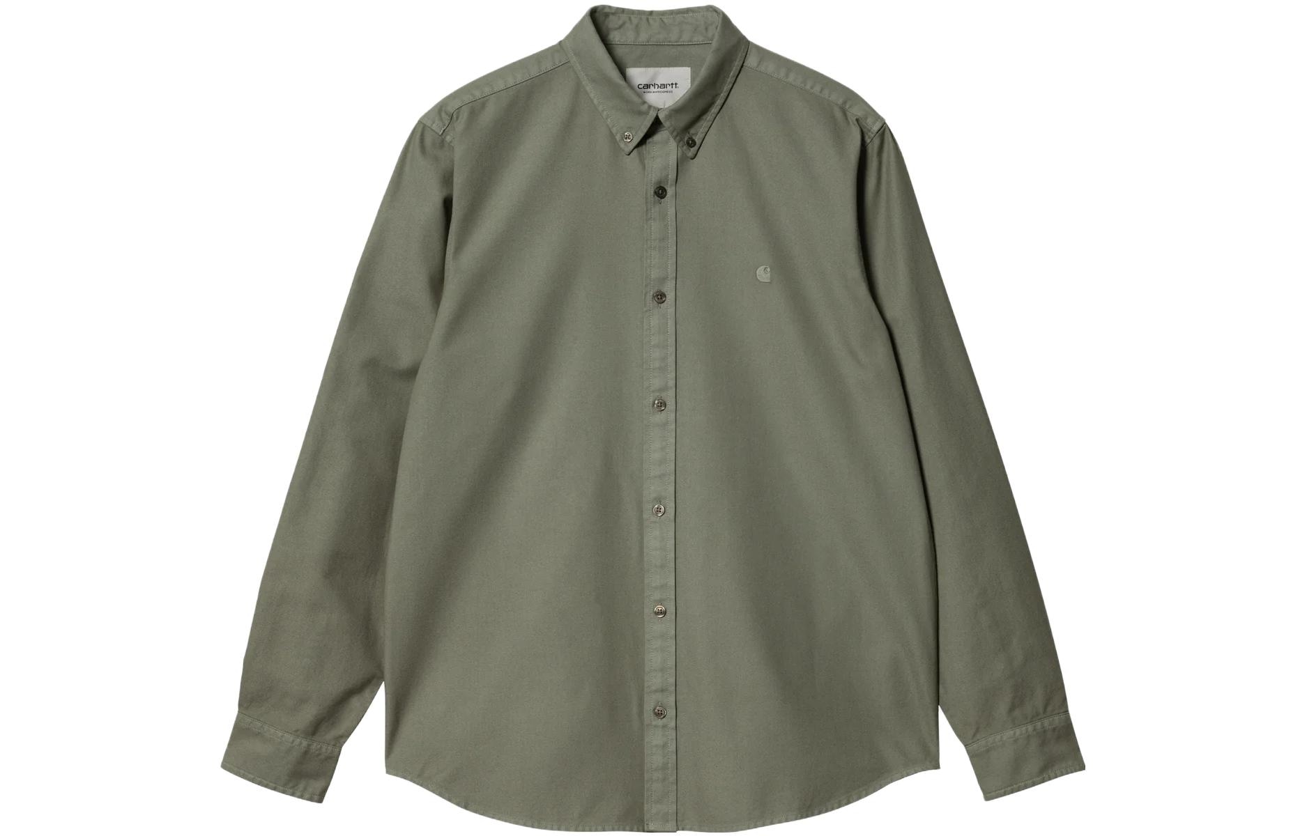Carhartt WIP Bolton Shirt Smoke Green