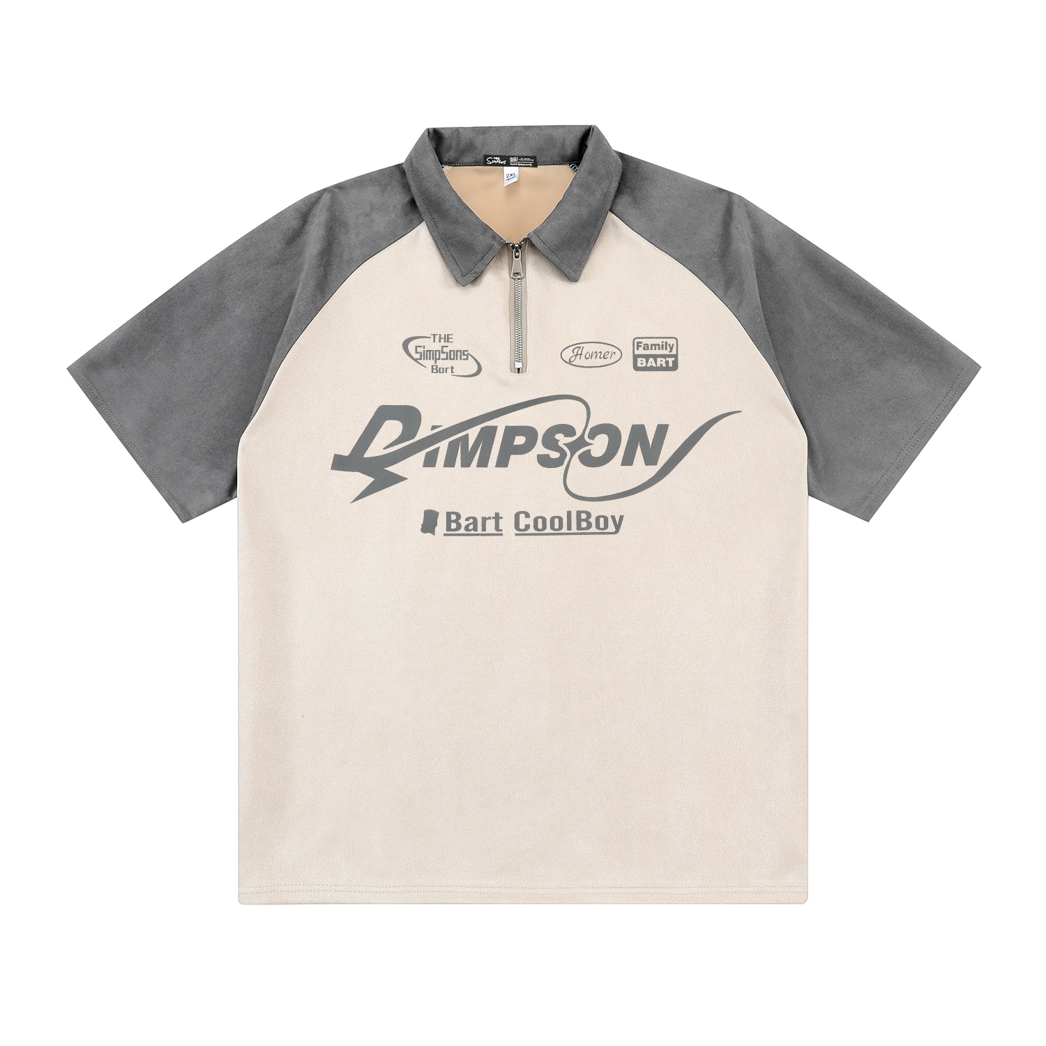 The Simpsons/辛普森一家 The Simpsons Basic Retro Polo Shirt