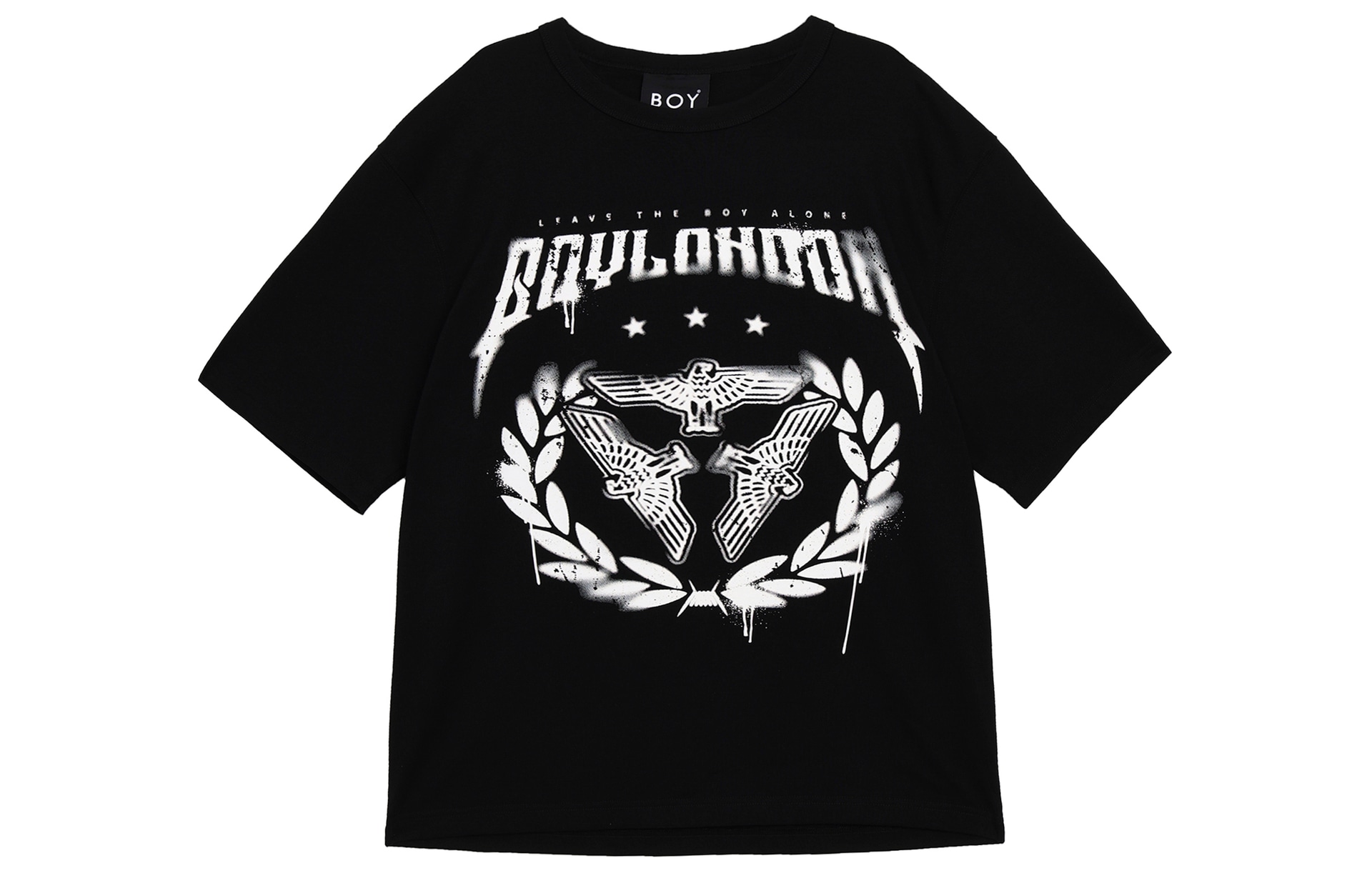 Boy London Logo Print T-Shirt Black