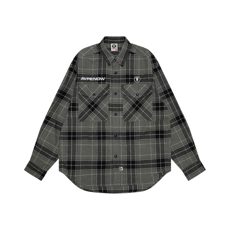 Aape Plaid Badge Shirt