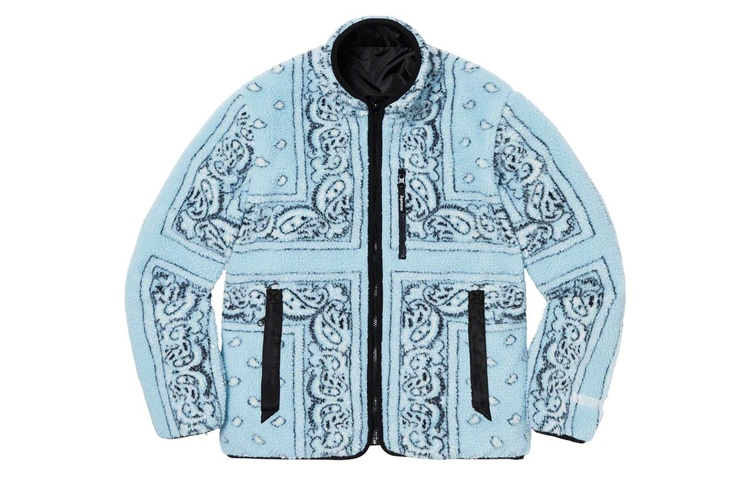 Supreme Reversible Bandana Fleece Jacket