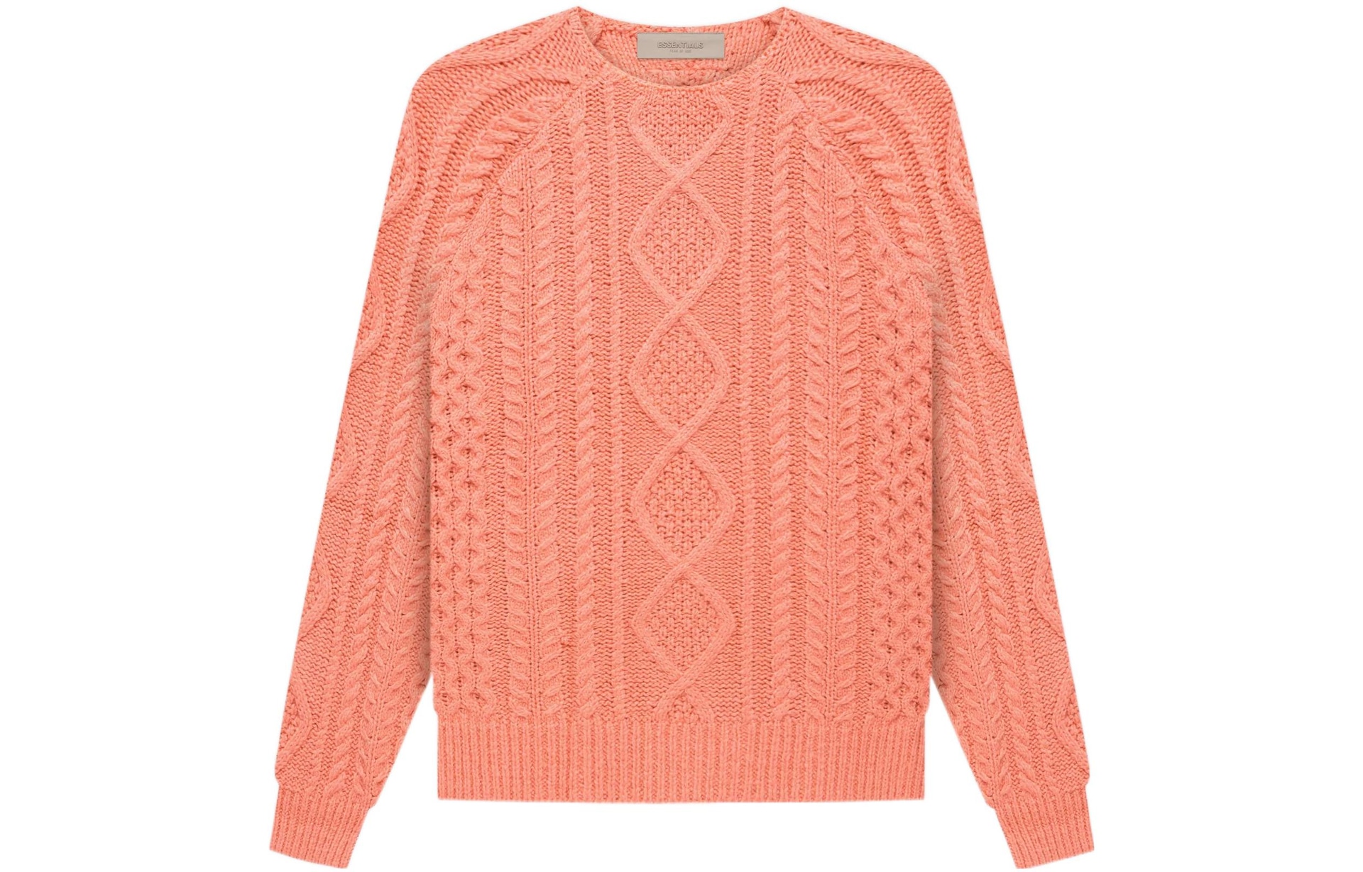 Fear of God Essentials Cable Knit Coral