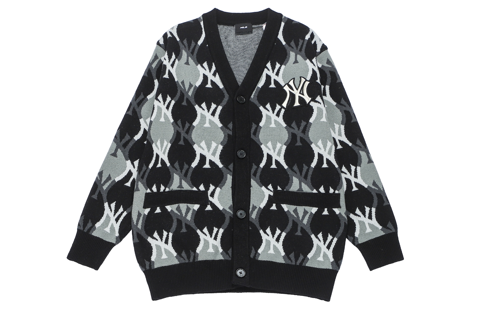 MLB Yankees Black Cardigan