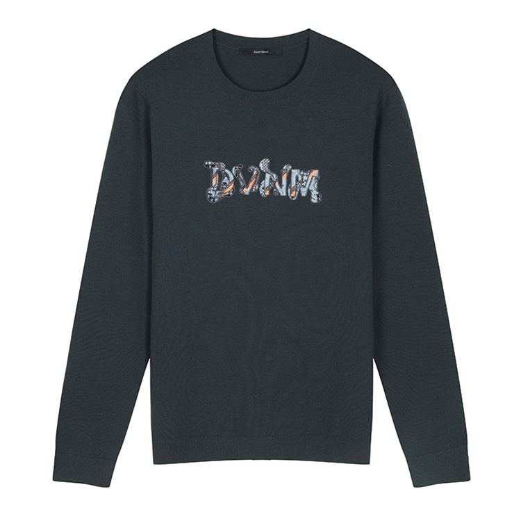 David Naman FW22 Grey Sweater