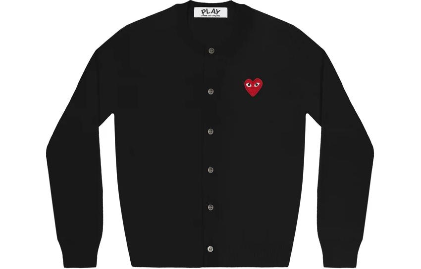CDG Play Heart Logo Knit Sweater
