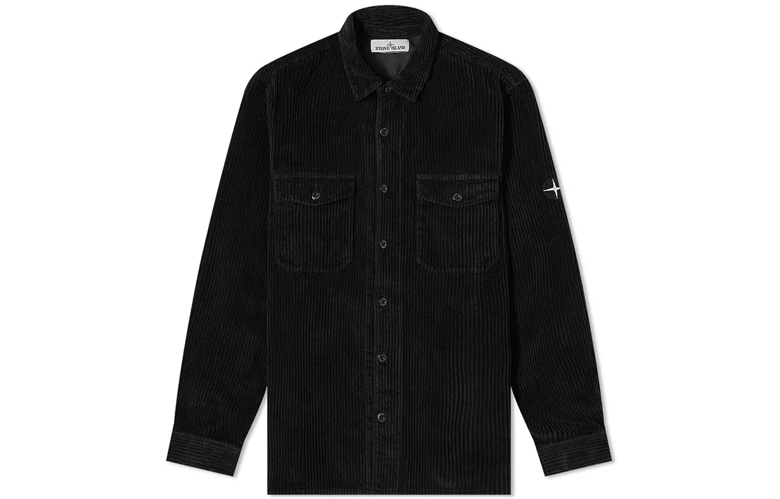 Stone Island Corduroy Jacket Black