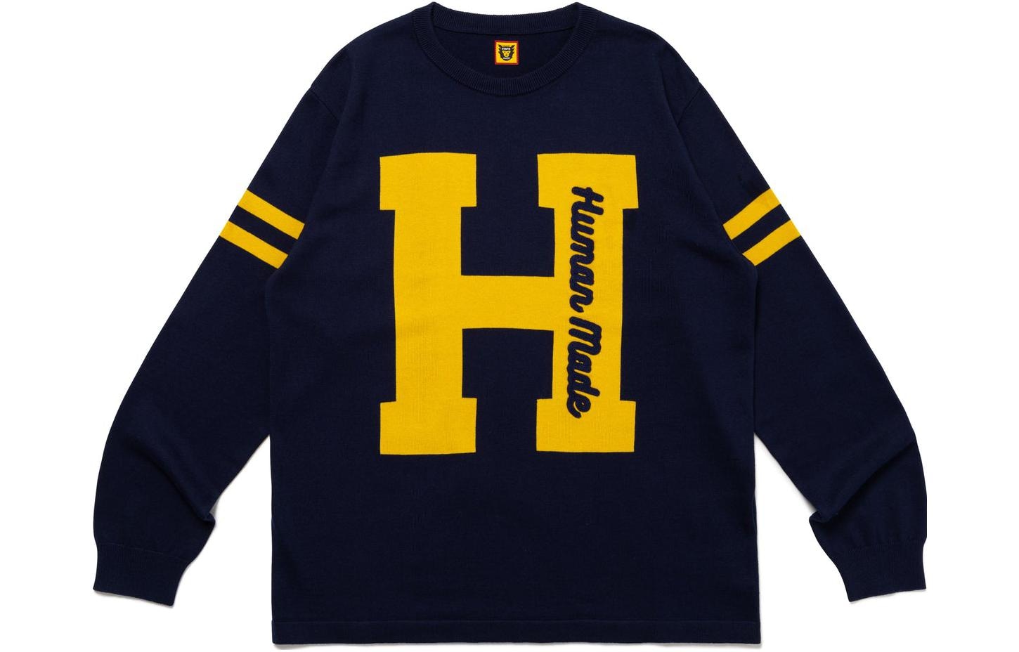 HUMAN MADE FW23 KNIT SWEATER 1 Logo