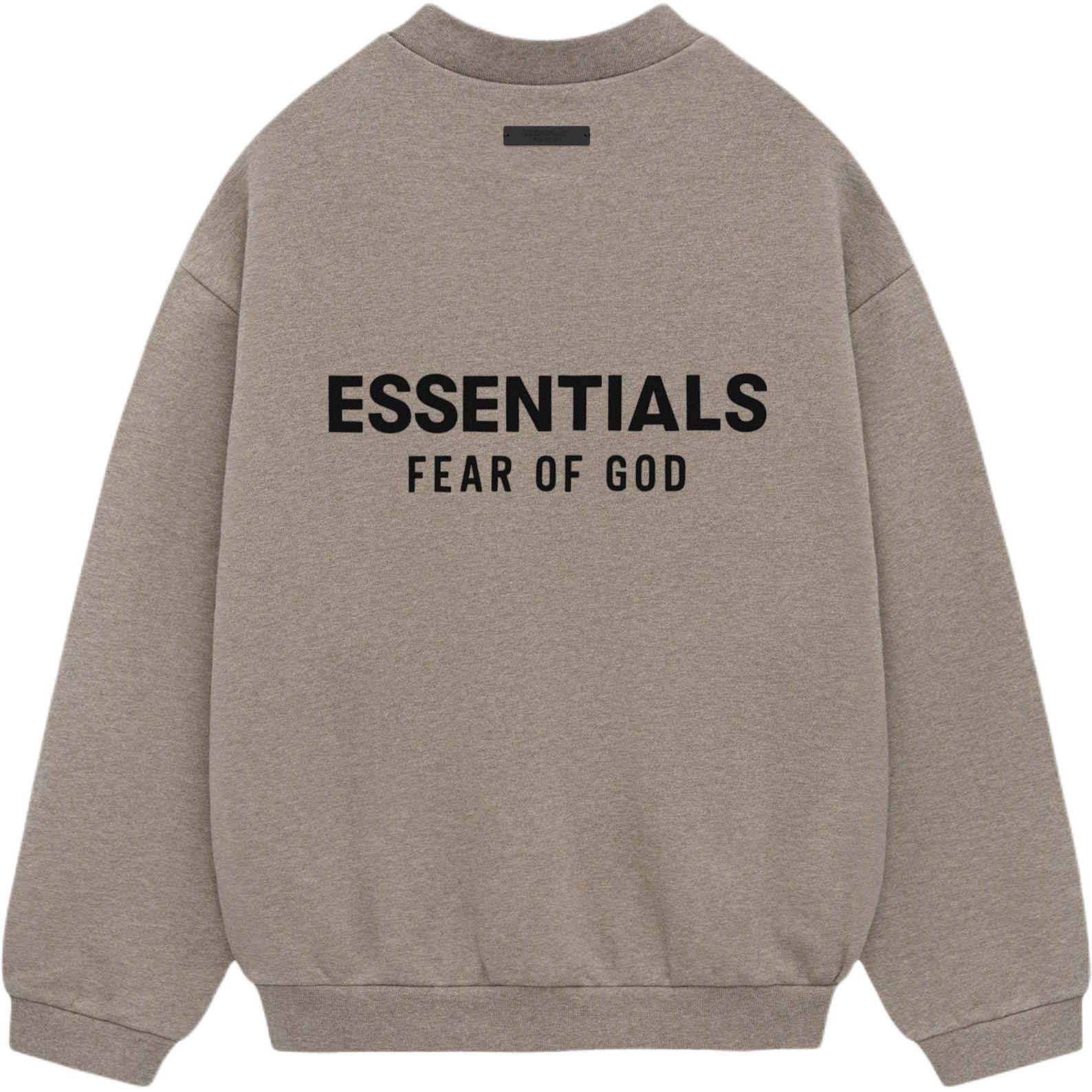 Fear of God Essentials FW24 Holiday Core Crewneck Deep Fog Grey