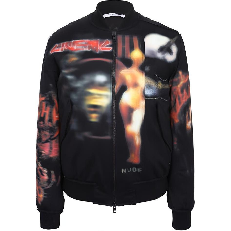 Givenchy/纪梵希 Givenchy Long Sleeve Zip Jacket Black