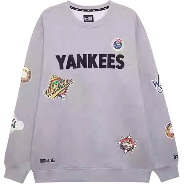 New Era x MLB FW24 Yankees Crewneck Sweatshirt Grey