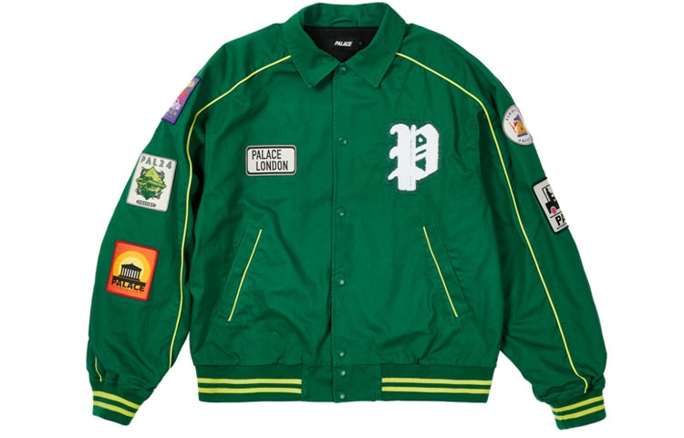 Palace SS22 Patches Bomber Kelly Green