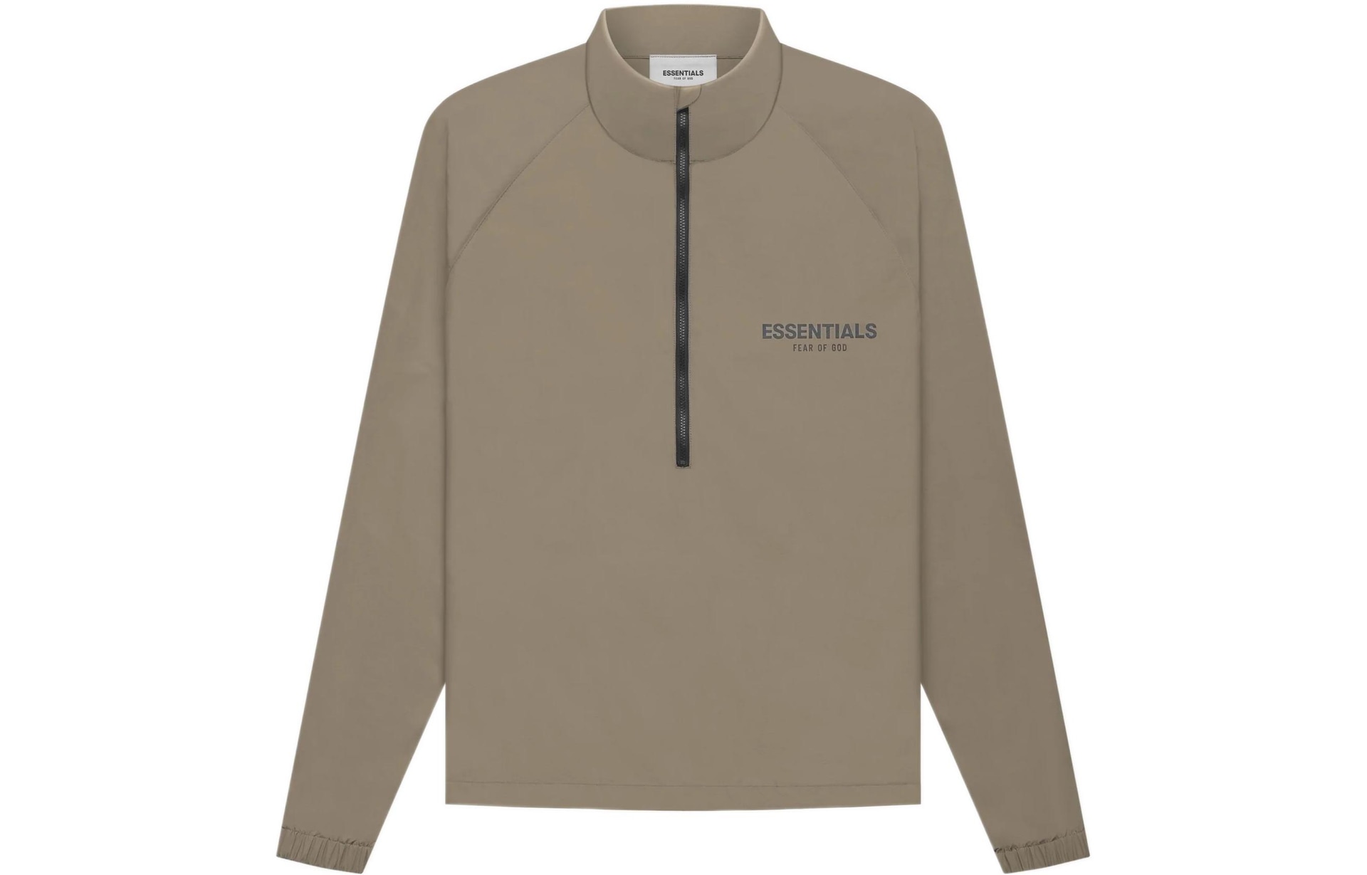 Fear of God Essentials FW21 Half Zip Track Jacket Harvest