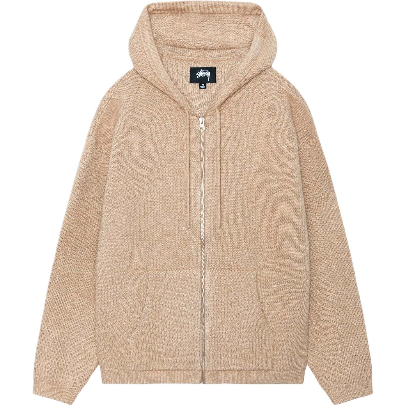 Stussy SS25 Hooded Zip Sweater