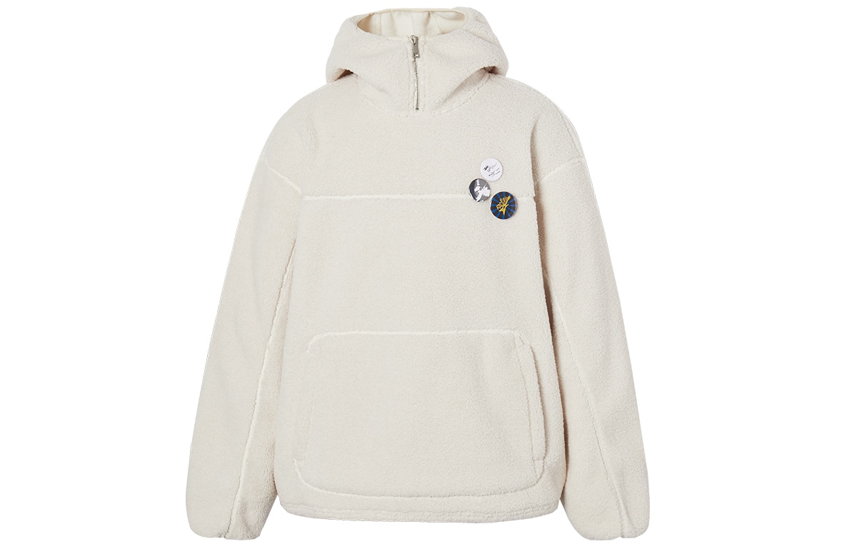 EPTISON Faux Shearling Fleece Hoodie