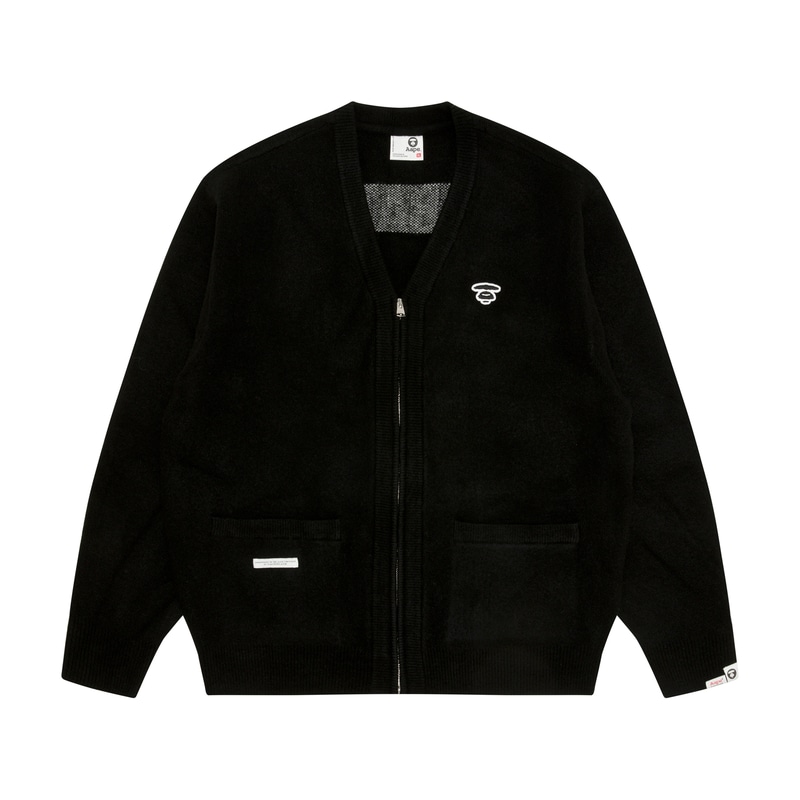 Aape FW24 Black Knit Jacket