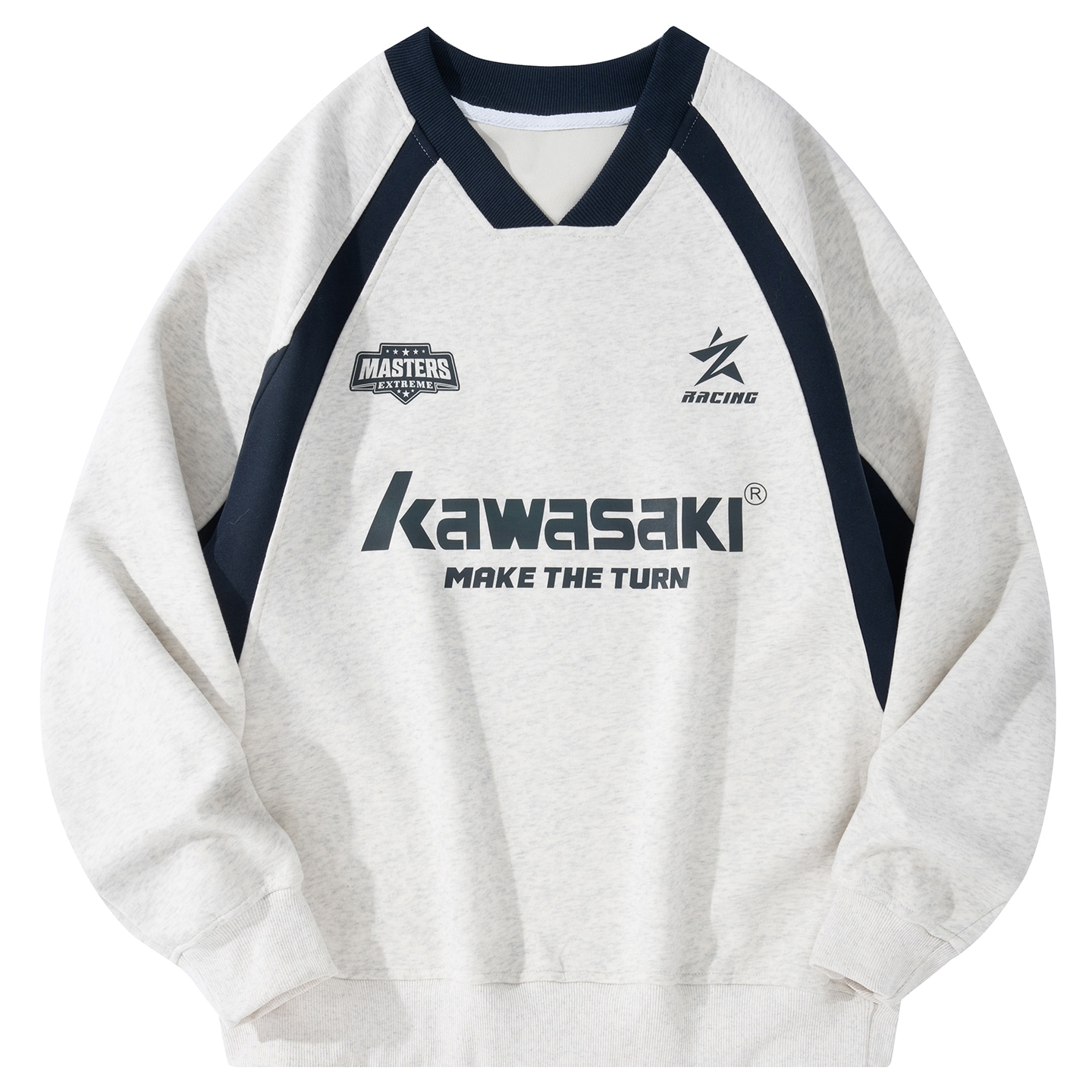 Kawasaki/川崎 Kawasaki V-Neck Sweatshirt