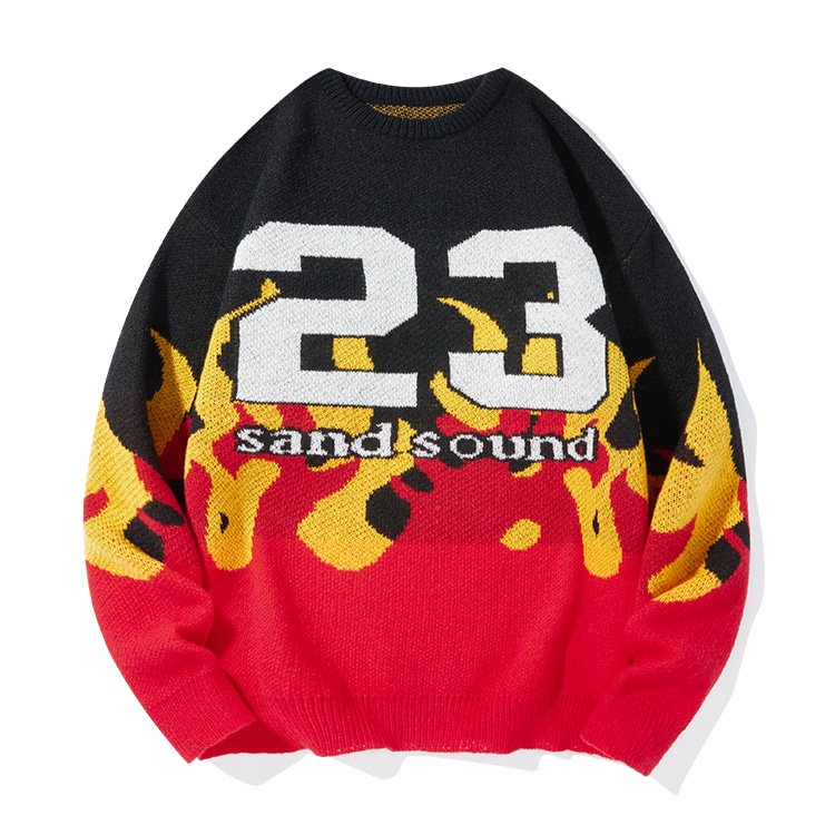 IE Sweater Flame Logo Red