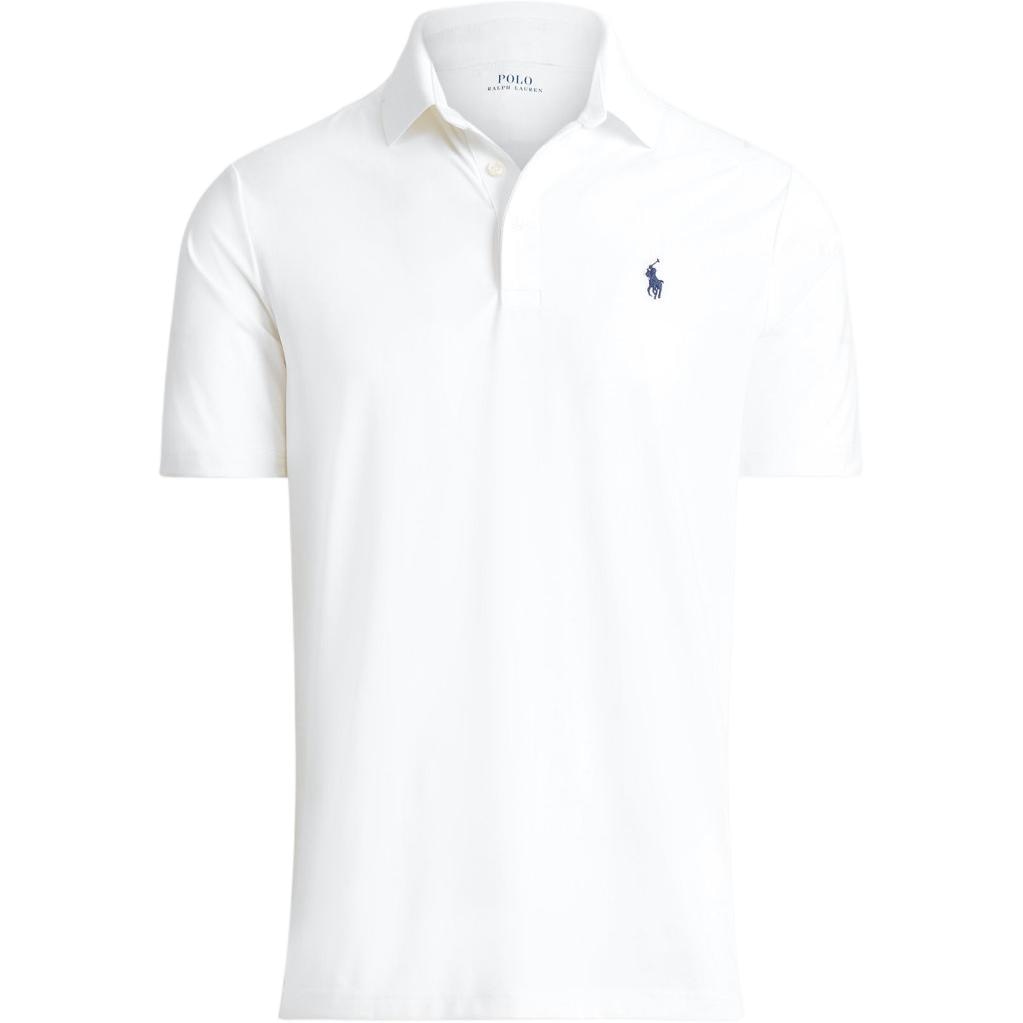 Polo Ralph Lauren Ralph Lauren SS24 Ribbed Embroidered Polo Shirt White