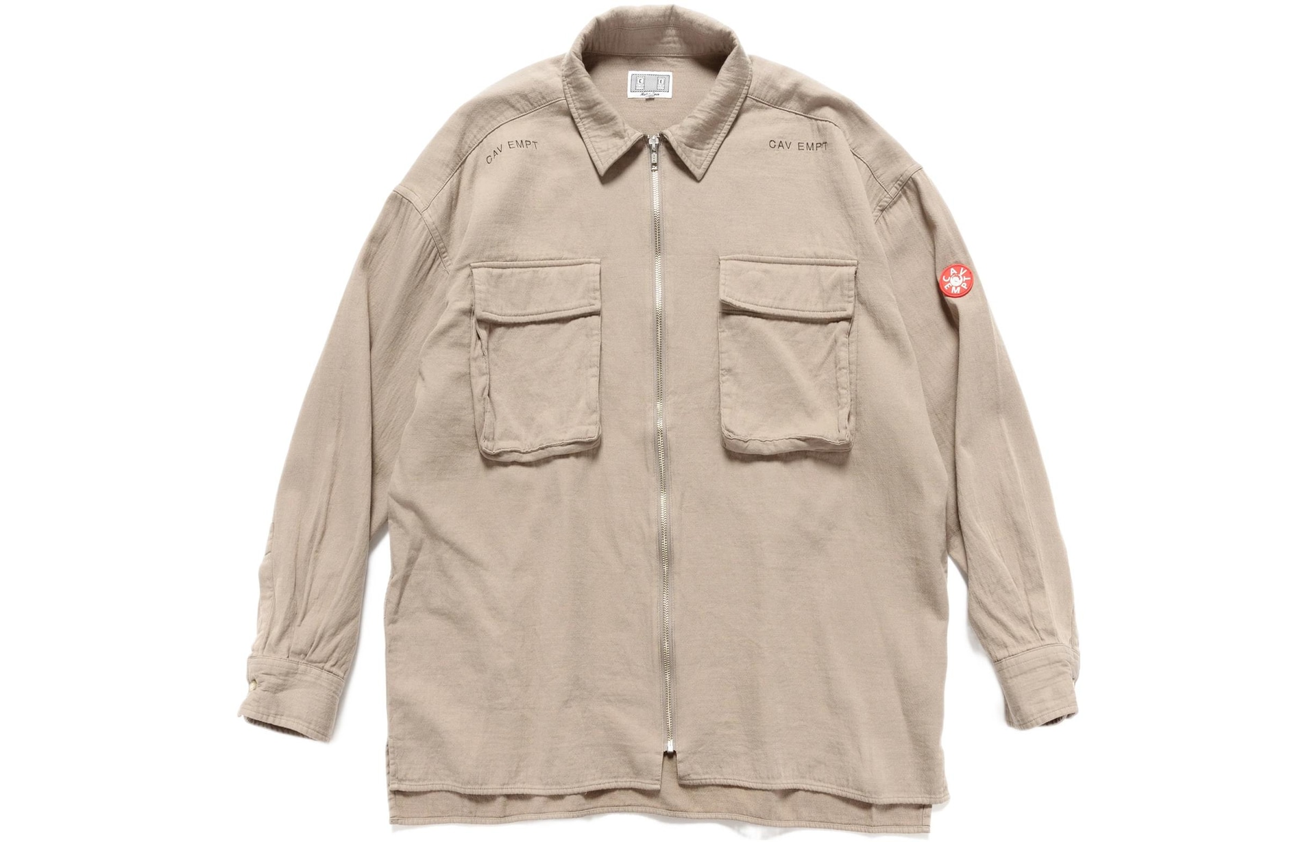 Cav Empt Cw Zip Shirt Jacket Grey