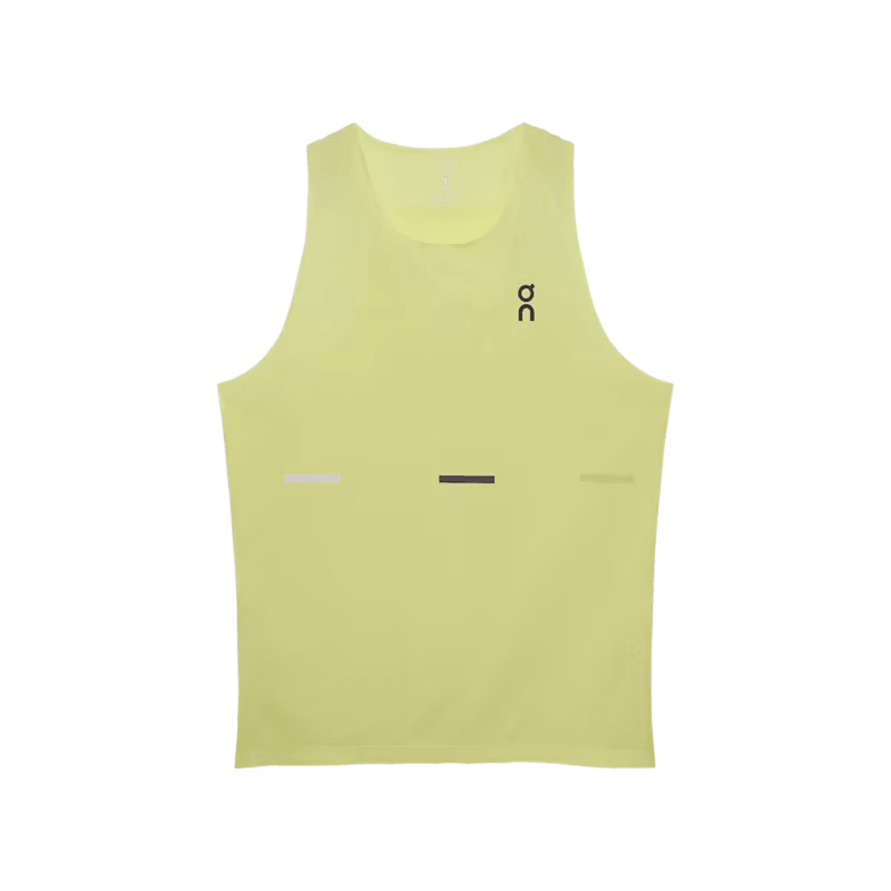 On昂跑 On Race Singlet Lemon Yellow