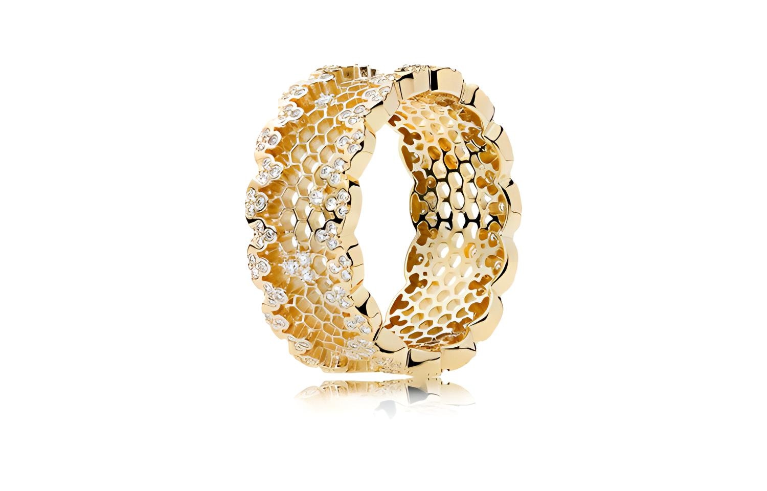 Pandora/潘多拉 Pandora Shine Honeycomb Lace Ring