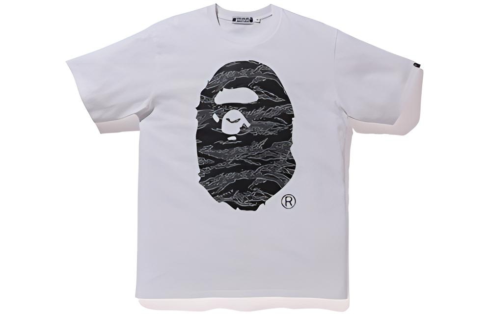 A BATHING APE x Undefeated Apehead Tee White T