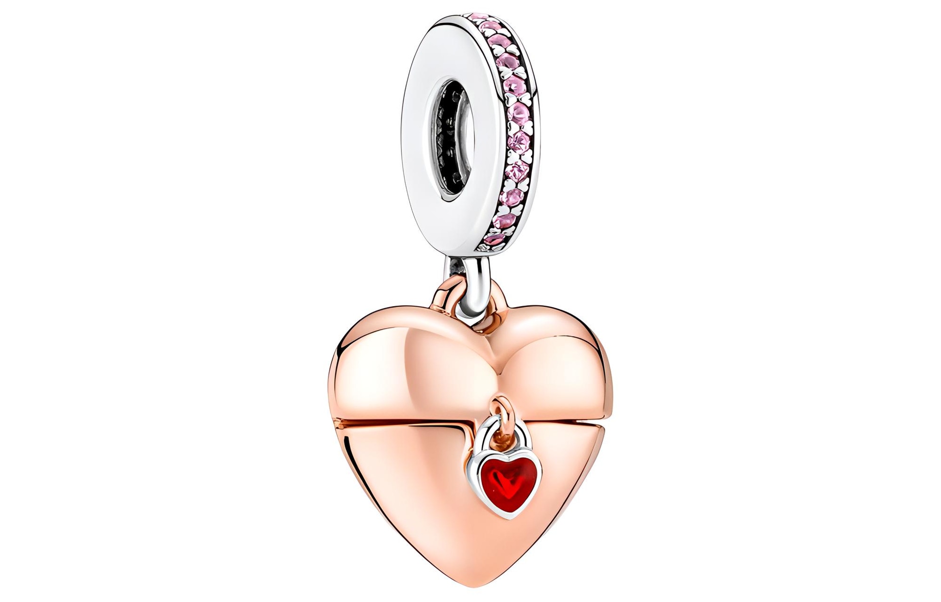 Pandora/潘多拉 Pandora Heart Pendant Rose Gold
