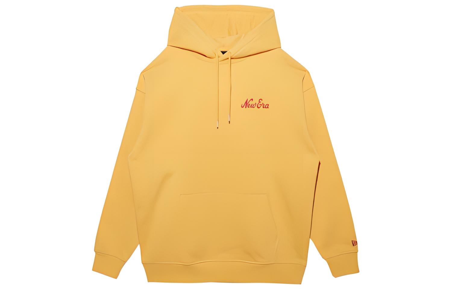 New Era FW22 Printed Hoodie Yellow