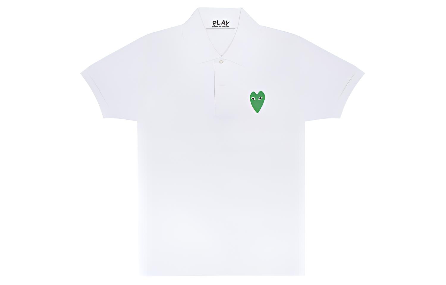 CDG Play Polo Shirt White