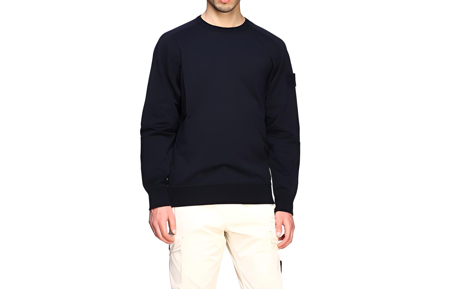 Stone Island Ghost Pieces Sweatshirt Navy