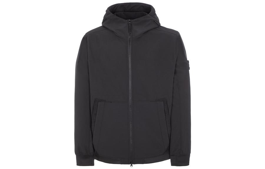 Stone Island Light Soft Shell-R Black