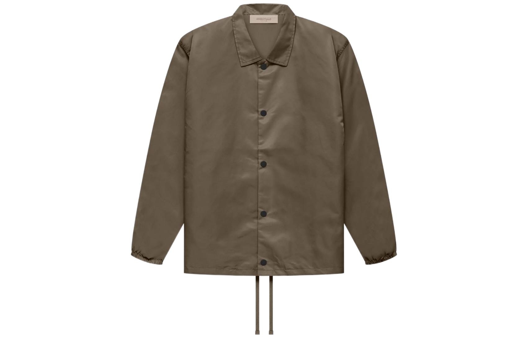 Fear of God Essentials Coaches Jacket Wood