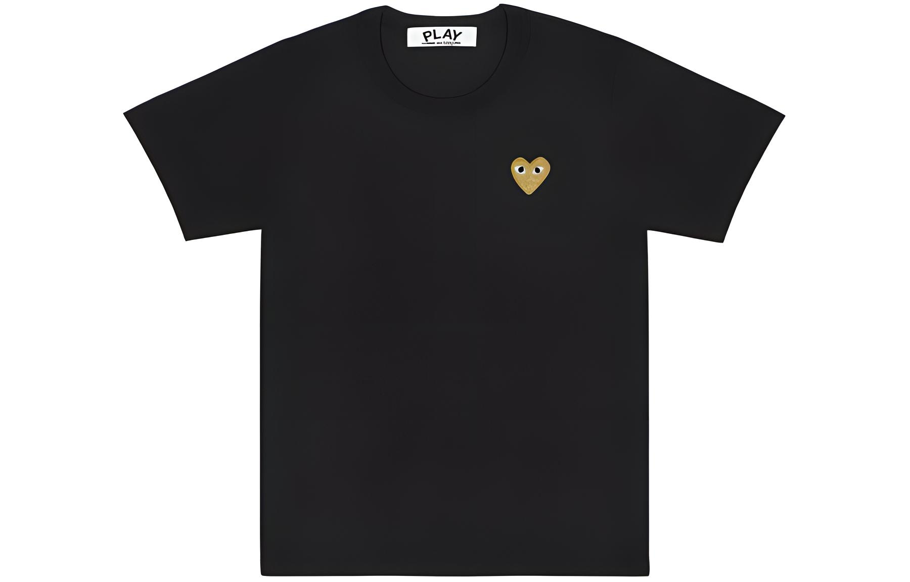 CDG Play Yellow Heart T-Shirt
