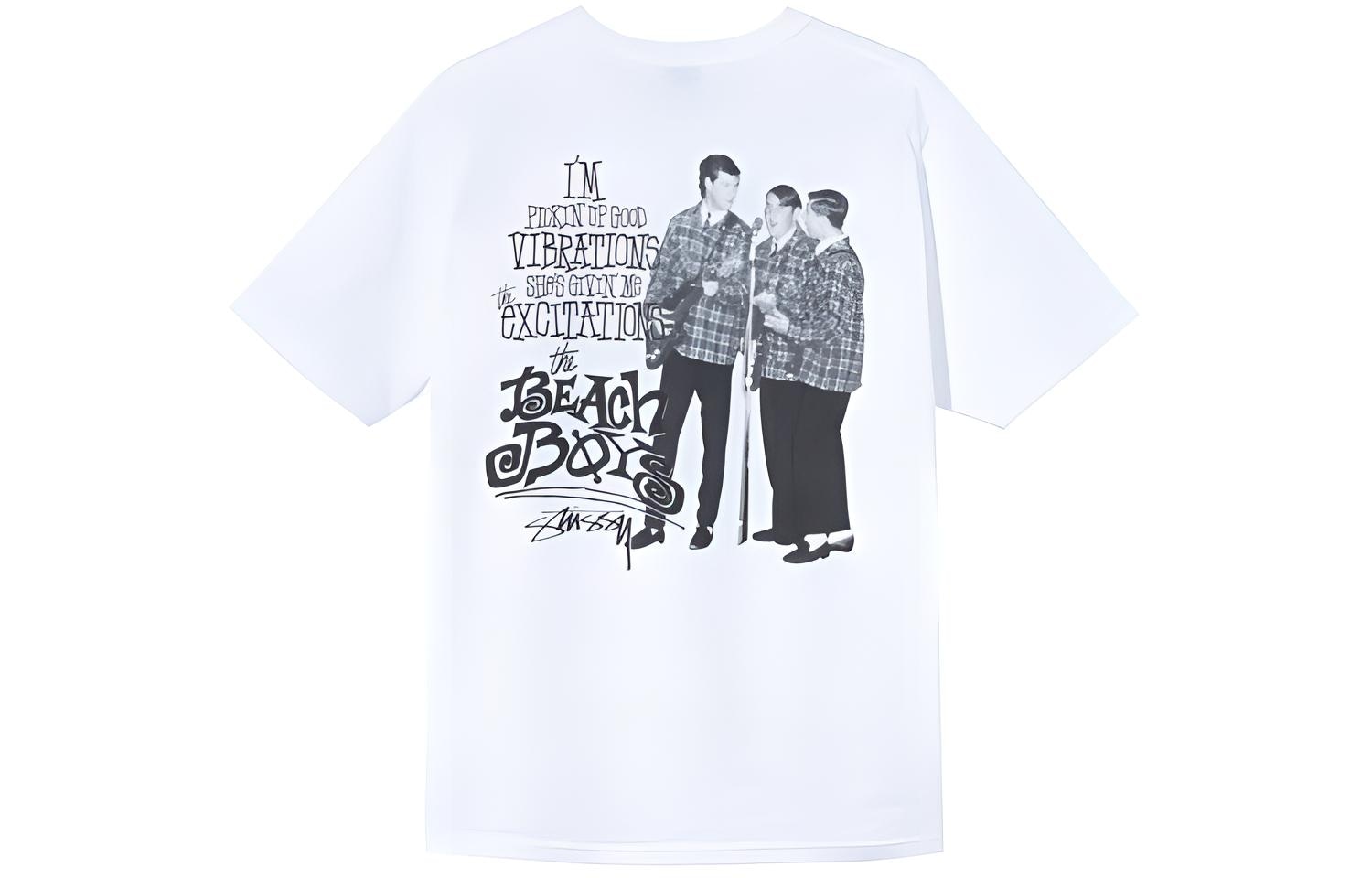 Stussy The Beach Boy White