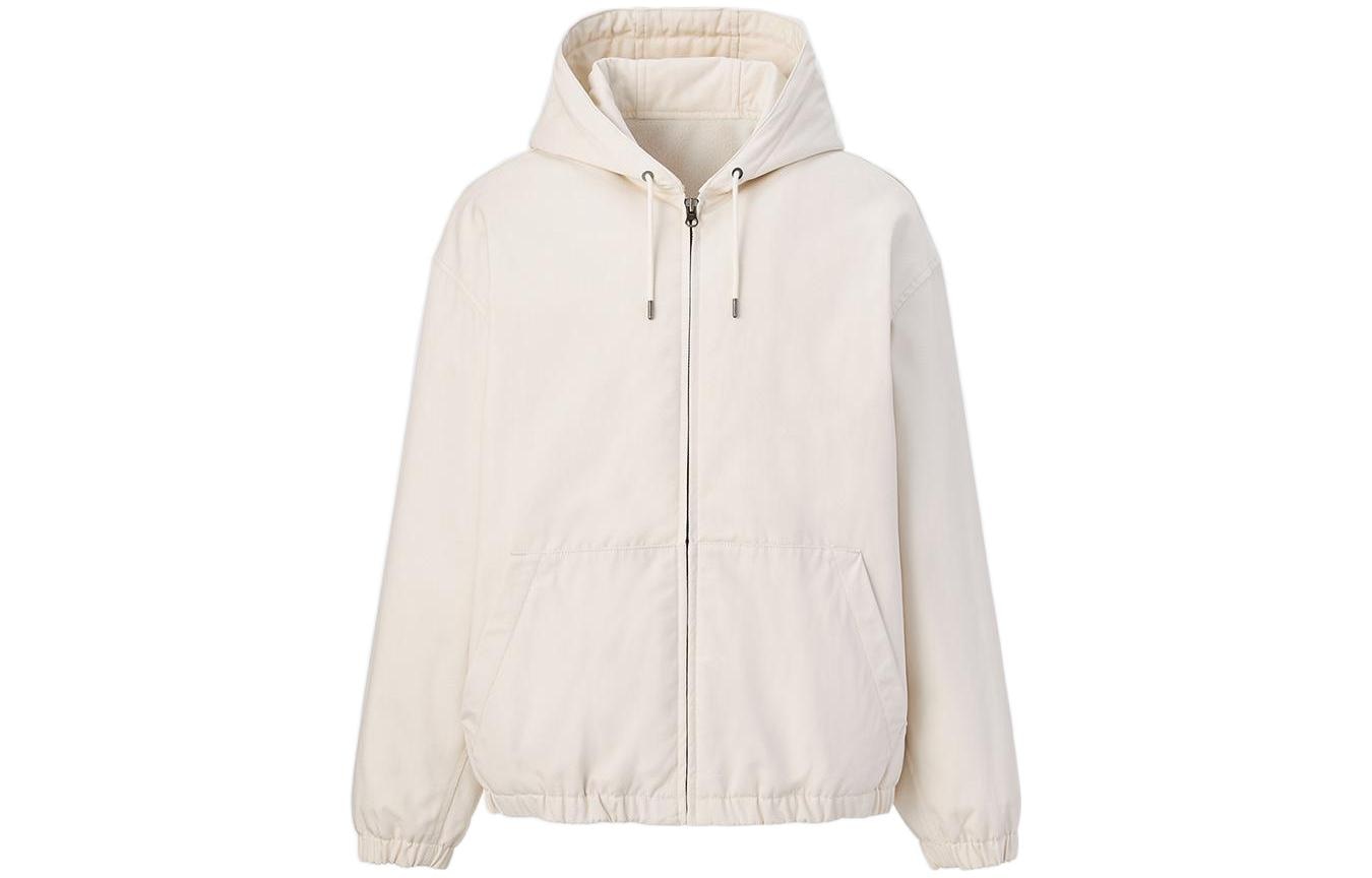 UNIQLO/优衣库 UNIQLO FW22 Zip Hoodie White