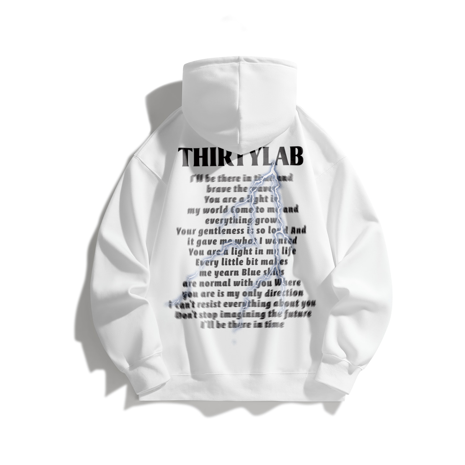 30BRAID Vintage Graffiti Pullover Sweatshirt