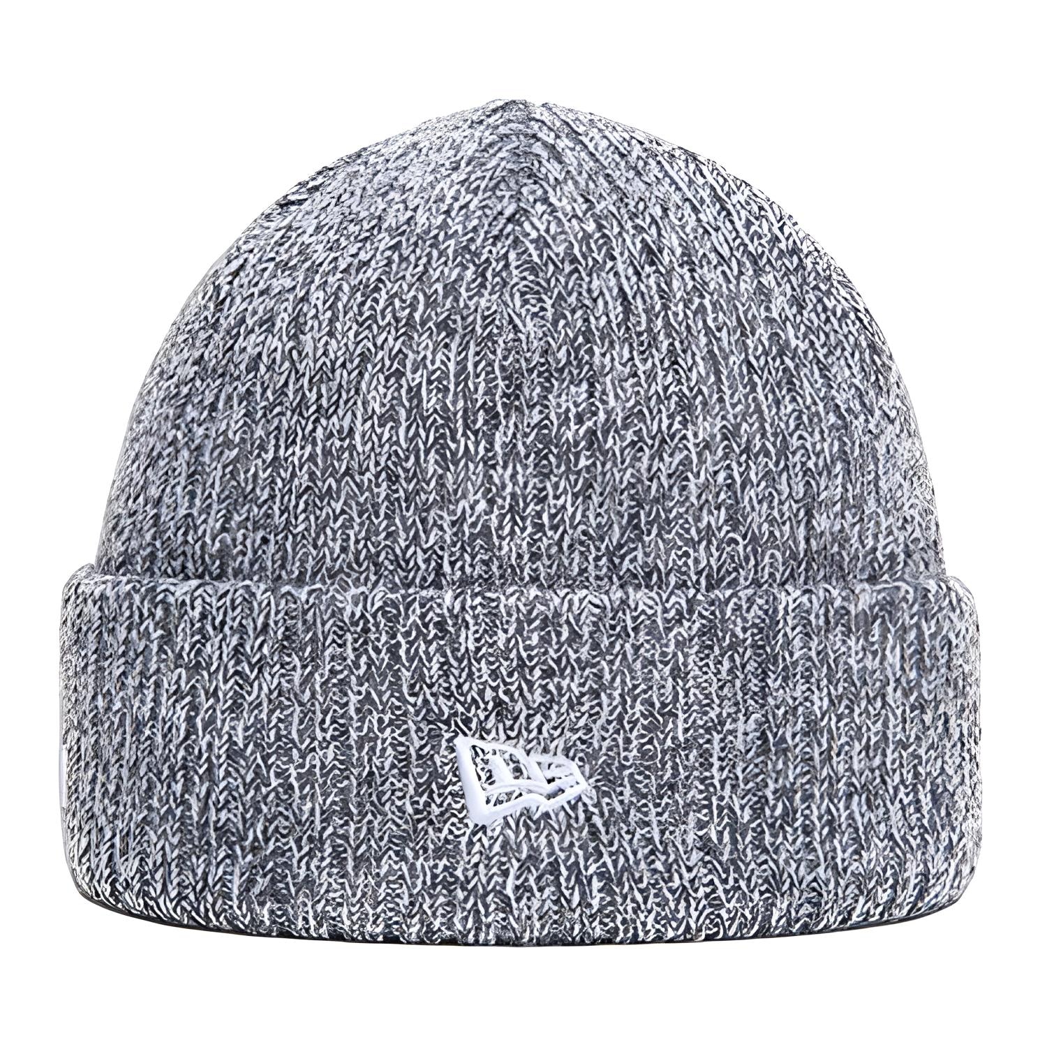 New Era Embroidered Acrylic Beanie Gray