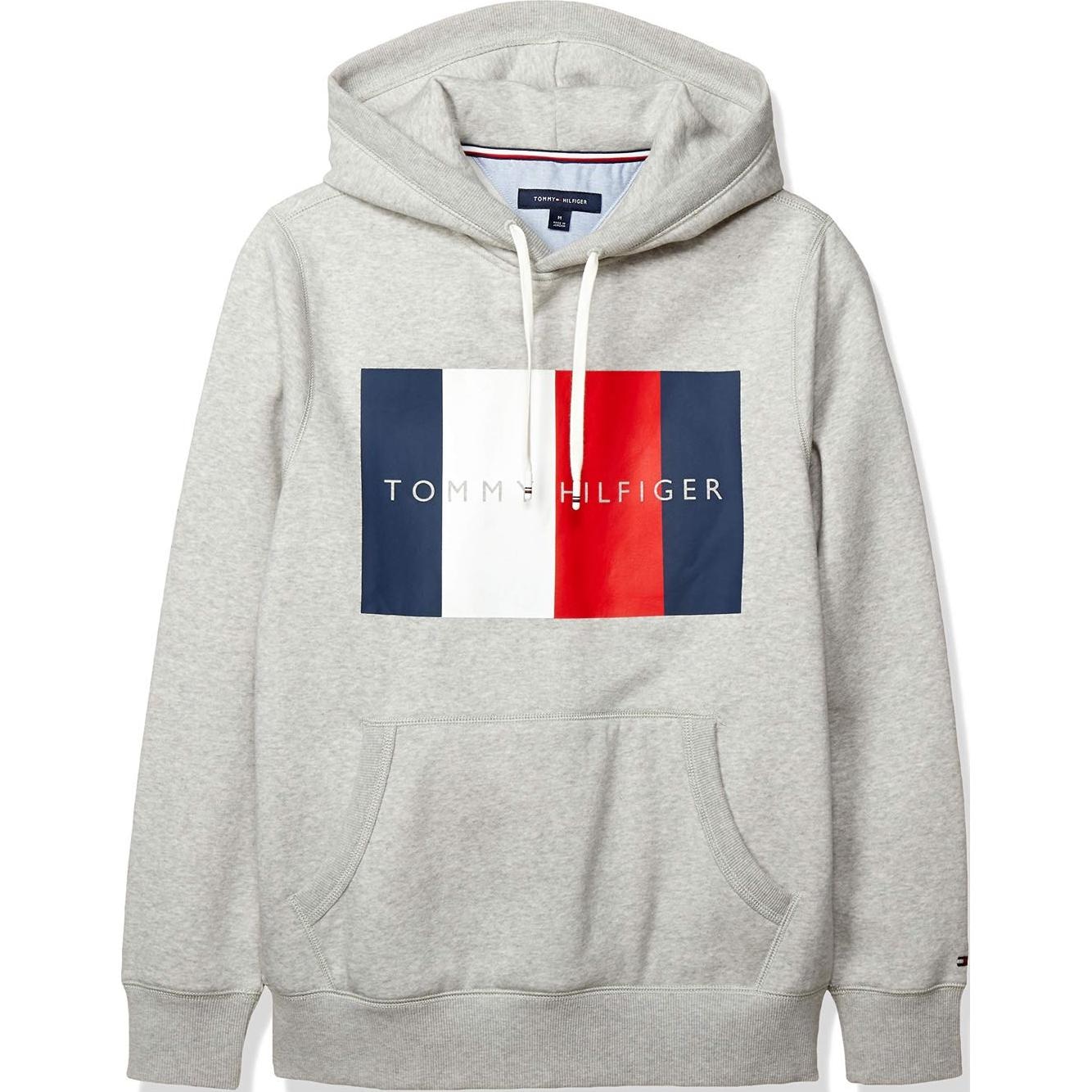 Tommy Hilfiger Logo Hoodie Grey