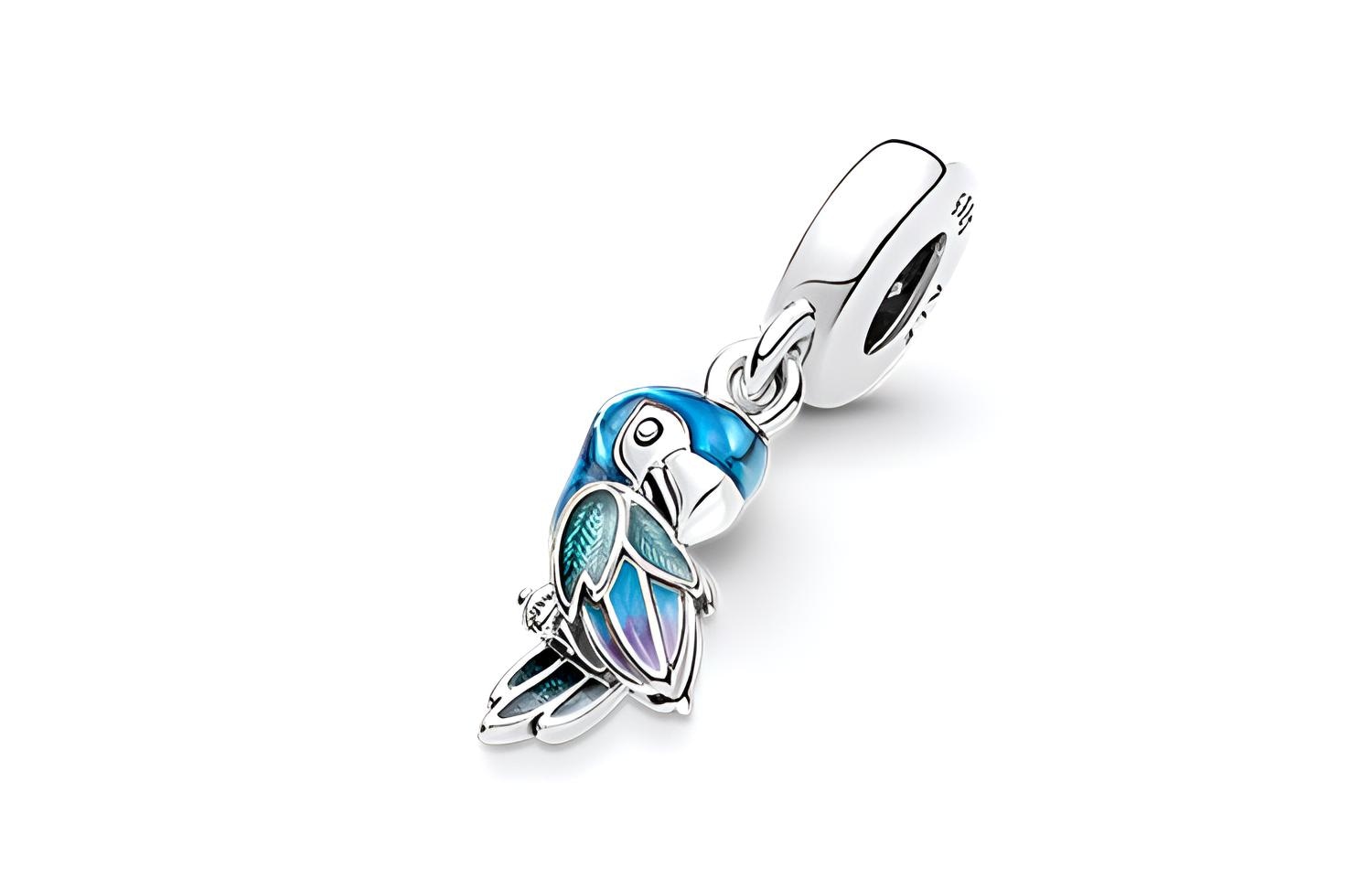 Pandora/潘多拉 Pandora Jungle Paradise Parrot Charm